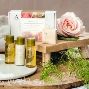 After the Rain Discovery Gift Set by Arran – miniature bath, body, and hair collection