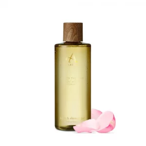 ARRAN After the Rain Bath & Shower Gel product image with pink petals on white background