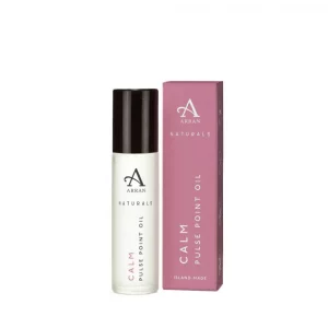 Arran Naturals Calm Pulse Point Oil roller bottle with packaging