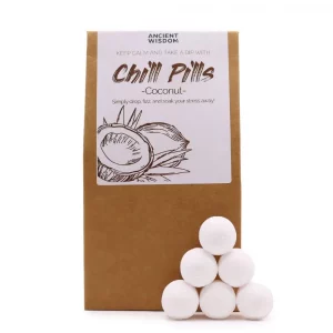 Coconut Chill Pills Gift Pack with brown kraft packaging