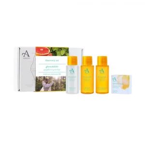 Mini bath and body set from Arran’s Glenashdale fragrance – fresh citrus gift set