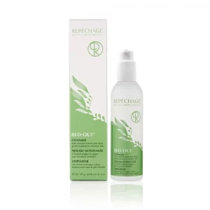 Repêchage Red-Out Calming Cleanser bottle and box – gentle foaming cleanser for sensitive skin (177 ml).