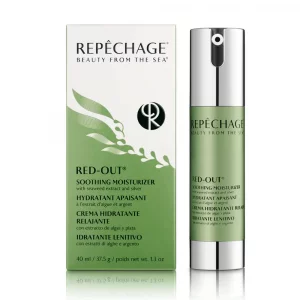 Repêchage Red-Out Soothing Moisturizer bottle and box – calming daily cream for sensitive skin (40 ml).