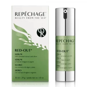Repêchage Red-Out Serum bottle and box – calming face serum for sensitive skin (30 ml).