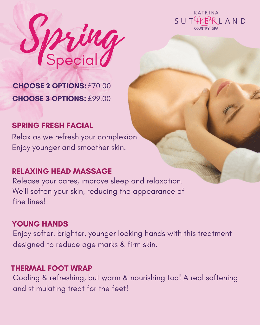 Spring special at the Country Spa