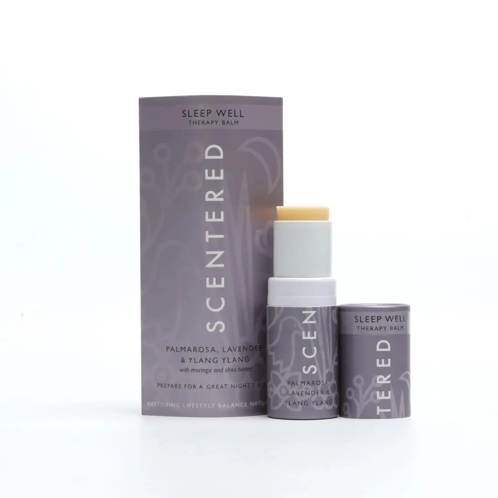 Sleep Well Aromatherapy Balm with Lavender, Palmarosa and Ylang Ylang